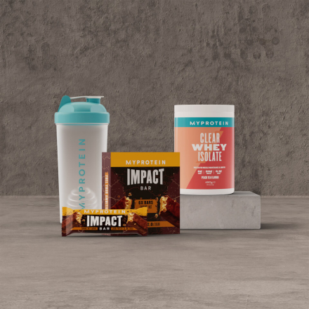 Clear Whey Starter Pack - Peanut Butter - Mini Shaker - Peach Tea