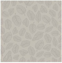 Napkin Leaf Embossed Home Textiles Kitchen Textiles Napkins Paper Napkins Beige Cooee Design*Betinget Tilbud