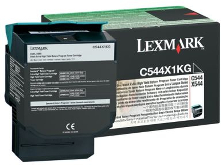 Lexmark Tonerkassette sort 6.000 sider return, høj kapacitet