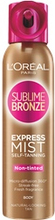 Sublime Bronze Express Mist Self Tan Body Spray 150ml