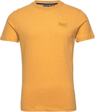 Vintage Logo Emb Tee T-shirts Short-sleeved Gul Superdry*Betinget Tilbud