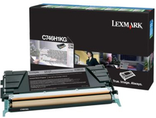 Lexmark Tonerkassette sort 12.000 sider