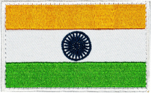 Tygmärke Indiska Flaggan