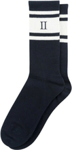 Darkavy/Off White Les Deux William Stripe 2-Pack Socks Sokker/Strumpbuksser