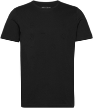 Ingolf S/S T-Shirt T-shirts Short-sleeved Svart Bertoni*Betinget Tilbud