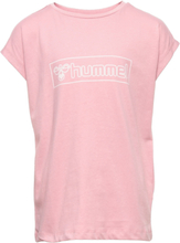Hmlboxline T-Shirt S/S T-shirts Short-sleeved Rosa Hummel*Betinget Tilbud