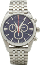 Bernhard H. Mayer Blue rustfritt stål Ascent Chronograph Bh06/Cw Men s Wristwatch 44 mm