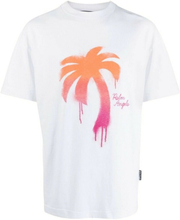 Palm Angels Palm Tree Printed CrewNeck T-Sihrt