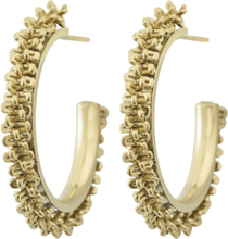 Tinsel Earrings Creole Accessories Kids Jewellery Earrings Hoops Gull Edblad*Betinget Tilbud