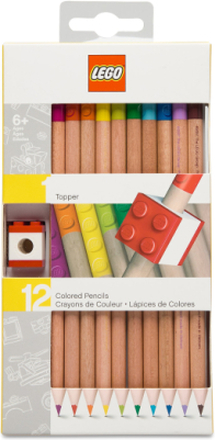 Lego Stati Ry Color Pencils Toys Creativity Drawing & Crafts Drawing Coloured Pencils Multi/mønstret LEGO*Betinget Tilbud