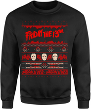 Friday the 13th Jason Lives Christmas Jumper - Black - XS - Black