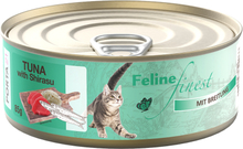 5 + 1 gratis! Feline Finest Katzen Nassfutter 6 x 85 g - Thunfisch mit Breitling