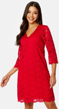 Happy Holly Belinda lace dress Red 32/34