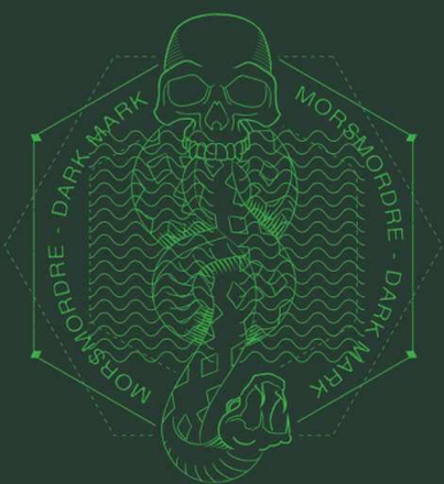 Harry Potter Morsmordre Dark Mark Sweatshirt - Forest Green - XXL