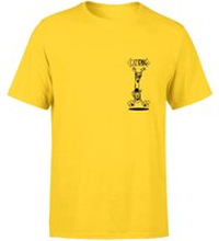 CatDog Pocket Square Unisex T-Shirt - Yellow - XS - Yellow