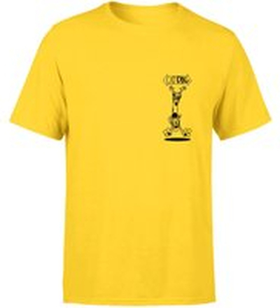 CatDog Pocket Square Unisex T-Shirt - Yellow - XXL - Yellow