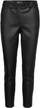 Chino Pant 7/8 Pant Bottoms Trousers Leather Leggings-Bukser Black DEPECHE