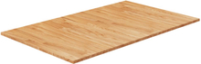 vidaXL Bänkskiva badrum ljusbrun 100x60x1,5cm behandlat massivt trä