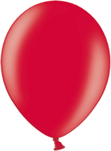 100 stk 30 cm MEGAPACK - Røde Metallic Ballonger