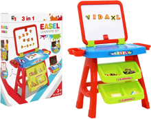 vidaXL 3-i-1 staffeli og opplæringsbord til barn