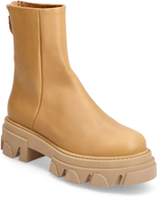 Maryann Bootie Shoes Boots Ankle Boots Ankle Boot - Flat Beige Steve Madden*Betinget Tilbud