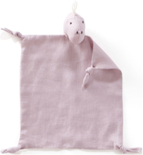 Comfort Blanket Dino Linen Pink Neo Baby & Maternity Baby Sleep Cuddle Blankets Pink Kid's Concept