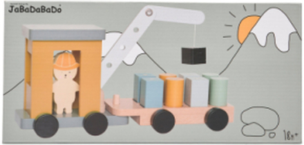Kranbil M Magnet Toys Toy Cars & Vehicles Toy Vehicles Construction Cars Multi/mønstret JaBaDaBaDo*Betinget Tilbud