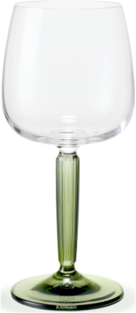 Hammershøi Hvidvinsglas 35 Cl Grøn 2 Stk. Home Tableware Glass Wine Glass White Wine Glasses Nude Kähler