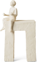 "Astro Tvilling H24 Hvid Home Decoration Decorative Accessories-details Porcelain Figures & Sculptures White Kähler"