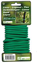 Legaccio corda metallica rivestita 6,5mmx5mt piante giardinaggio PRLIEN655