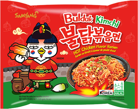 Samyang Hot Chicken Ramen Kimchi - 5-pack