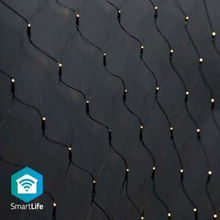 Nedis SmartLife Dekorativ LED | Netto | Wi-Fi | Varm Vit | 400 LED"'s | 3.00 m | 3 x 3 m | Android- / IOS