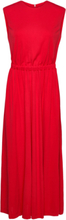 Long Midi Length Dress Maxikjole Festkjole Red IVY OAK