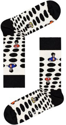 Happy Socks Beatles Dots Sock Weiß Baumwolle Gr 36/40