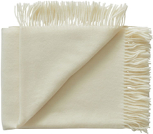 Jura Classics Home Textiles Cushions & Blankets Blankets & Throws Cream Silkeborg Uldspinderi