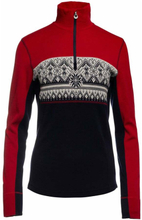 Moritz Fem Basic Sweater - Raspberry Navy Offwhite
