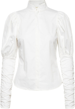 Nila Shirt Tops Blouses Long-sleeved White Notes Du Nord