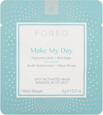 Make My Day Ufo-Mask Beauty WOMEN Skin Care Face Face Masks Detox Mask Blå Foreo*Betinget Tilbud