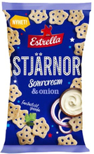 Estrella Stjärnor Sourcream & Onion - 85 gram