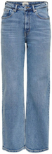 Blå bare onljuicy hw bredt ben rea365 jeans