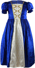 Prinsessklänning Sammetsblå Barn - Small