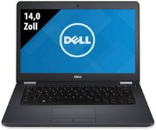 Dell Latitude E5470 - 14,0 Zoll - Core i5-6200U @ 2,3 GHz - 16GB RAM - 500GB HDD - WXGA (1366x768) - Webcam - Win10Pro A