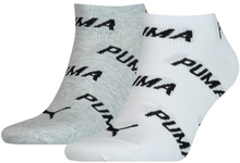Puma Strømper 2P BWT Sneaker Sock Hvit/Grå Str 39/42