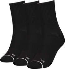Calvin Klein Dames Sokken Athleisure 3-pack Zwart-One Size (37-41)