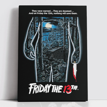 Decorsome x Friday the 13th Classic Poster Rectangular Canvas - 12x18 inch
