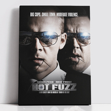 Decorsome x Hot Fuzz Classic Poster Rectangular Canvas - 12x18 inch