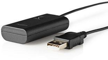 Nedis Bluetooth®-sändare | Anslutningsingång: 1x AUX / 1x USB | SBC | Upp till 1 enhet | Svart