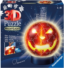 Puslespill 72 Deler 3D Puzzle-Ball Pumpkin Light