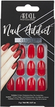 Ardell Nail Addict Colored 1 set Cherry Red