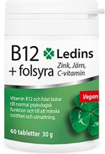 B12+Folsyra 60 tabletter